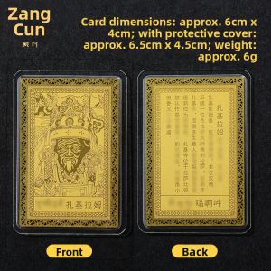 ZANGCUN | Zakirama Female Wealth Deity Gold Card Tibetan Thangka