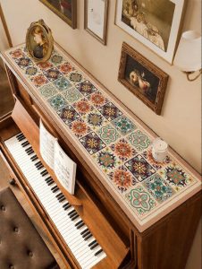 American Style Luxurious Dust-proof Washable Piano Cover