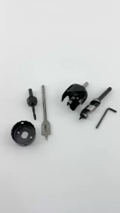 EXTRAMAN 22MM 54MM Heavy Duty Hole Saw Drill Bit Door Lock Installation Cylindrical Lock Kit 22MM 54MM