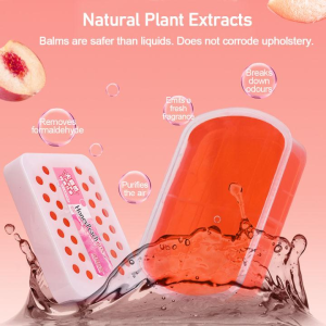 YINDIAO Plant Extract Balm Car Cologne Box For Car Lemon Type Gel For Cr Lemon Type Box Freshener Plant Extract Balm Deodorizer Solid Air Freshener Car Perfume Solid Balm Plant Extract Balm For Car