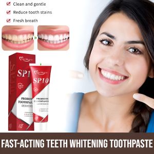 【Better than teeth cleaning】SP10 probiotics fast-acting whitening toothpaste/ Cleaning teeth and mouth/ Fresh breath