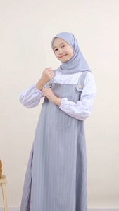Dress Overall Korean Style Overall Korea Style Jumpsuit Anak Perempuan Set Tunik Cutetrik Terbaru