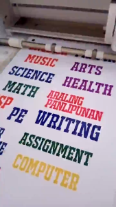 17pcs SUBJECT STICKER default ( FIX DESIGN ) back to school sticker