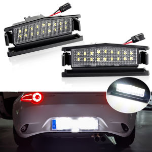 2 Chiếc Xi Nhan CANBUS LED Tấm Chắn Ánh Sáng Đèn 18-SMD Lỗi Miễn Phí Trắng Dành Cho Xe Mazda 2 MX-5 Miata 2016-Up Phụ Kiện Xe Hơi