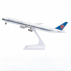 JIZHICHEN | Mô Hình Máy Bay Boeing 777 Có Đèn Cánh Cố Định