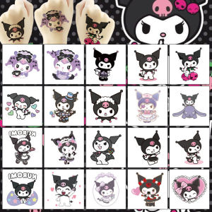Set 20 Hình Xăm Tạm Thời Kuromi Capybara Hello Kitty Spider-Man Labubu Minecraft Đồ Chơi Cho Bé