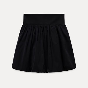 Floral High Waist Slimming A-line Casual Skirt