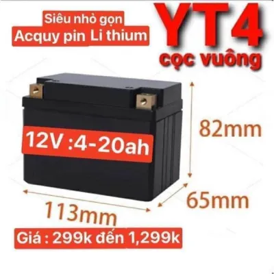 Bình acquy 12v pin cho xe máy