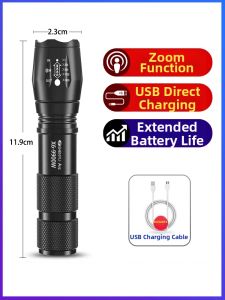 SHENYU | Strong Light Rechargeable Long-range Flashlight LED
