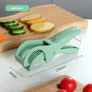 1Pc Kitchen Tools Stainless Steel Vegetable and Fruit Slicer Multi Functional Salad Slicer Kitchen Accessories