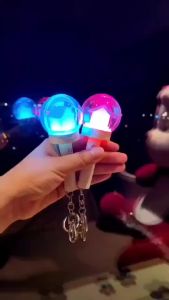 2025 Kpop BOYNEXTDOOR Light Stick Keychains Creative Lights Keyrings Bag Pendant Key Tings Fans Collections Park Sung Ho Lee Sang-hyeok Myeong Jae Hyun Han Dong-min