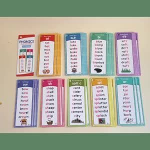 117 Families Words Phonics Word Lists Cards English Words Learning Educational Toy Teacher Teaching Aids Kids Learn To Read Kindergarten 1st Grade Reading Mastery Short/Long Vowels Consonant Blends