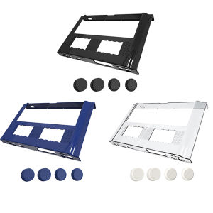 PC Protective Case with 4 Thumb Grip Caps for Lenovo Legion Go Gaming Device High-Quality Shock Absorption Accessories