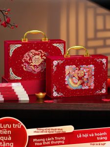 LANGMANXISHI | Hộp Đựng Tiền Thêu Cao Cấp