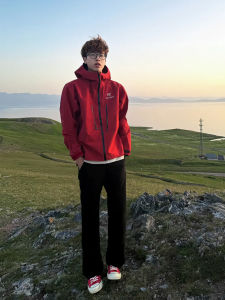 Quần Ống Đứng American Vibe Màu Đen Cho Nam Mùa Hè 517 Quần Ống Rộng Ống Đứng Ice Silk Quần Ống Rộng Thường Ngày Cho Nam