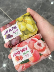 สบู่อาบน้ำหอมผลไม้ ทำความสะอาดผิวหนังทั้งตัว สดชื่น หอมสดชื่น กำจัดน้ำมัน ราคาไม่แพง สบู่อาบน้ำสำหรับใช้ในบ้าน