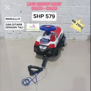 Mainan Anak Mobil Dorong Ride On POLISI SHP Toy PC 579 Mobilan Police
