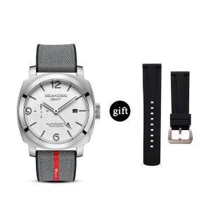 SEAKOSS 10Bar GMT Diving Automatic Mechanical Watches Men ST2557 Seagull Movement 316L Super Luminous Calendar Sport Wristwatch