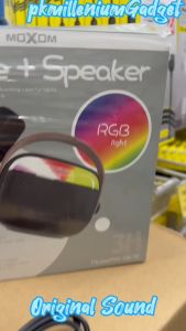 [READY STOCK] NEW STOCK MOXOM KARAOKE WIRELESS SPEAKER RGB LIGHT MUSIC WITH LIGHTING TO MATCH，DAZZLING COLOFUL LIGHTS AND FULL SENSE OF ATMOSPHERE WITH MIC MODEL：-🌹MX-SK70🌹