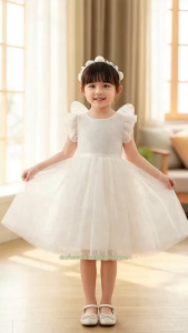 Girls Outfit Princess Dress for Kids Made from Cotton With Bow Suitable for Childrens Parties Fashionable Clothing for Girls