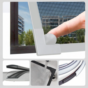DIY Magnetic Insect Screen Self-Adhesive Invisible Home Installation