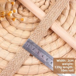 10M Burlap Ribbon Natural Jute Burlap Twine Cord Vintage Rustic Linen Cord DIY Bow Craft Gift Wrapping Party Decor