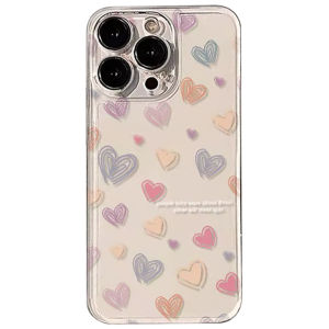 2025 New iPhone Case Transparent Protective Anti-Fall Female Style Full Lens Coverage Compatible with Apple 17Promax 16 15Pro Max