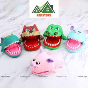 Cá Sấu Cắn Tay loại siêu to 15cm siêu xịn vui nhộn chơi cùng gia đình bạn bè Rio Store1