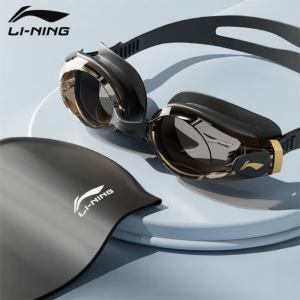 Li-Ning | Bộ Kính Bơi Chống Mờ Điều Chỉnh Độ Cận và Mũ