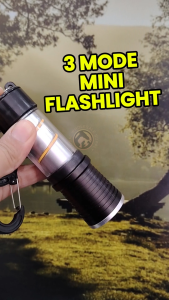 Lampu Suluh Terang Zoomable Flashlight Type-C Rechargeable Light Torchlight Waterproof Torch Light Mini Camping Light