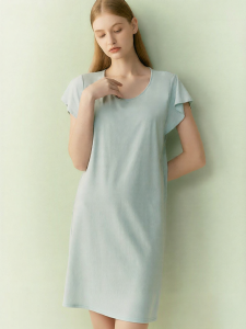 Gainreel | Cotton Comfortable Sleep Dress with Padded Bra