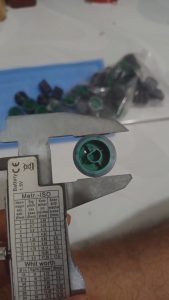 Knop Potensio Mixer Audio Tone Kontrol 20mm List Hijau