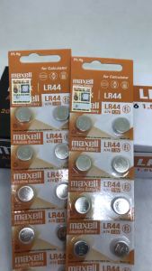 Pin cúc áo 1.5V MAXELL LR44 A76 AG13 Alkaline dùng cho Đồng hồ máy tính điều khiển đồ chơi