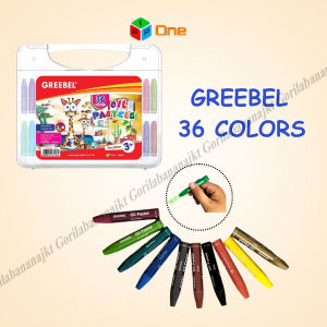 Krayon Greebel & Oil Pastel 36 Warna: Alat Gambar Sekolah Berkualitas