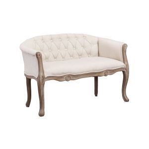 American Style Solid Wood Sofa Nordic Balcony Leisure Chair Bedroom Small Double Sofa Chair Lightweight Luxury Resin Seat