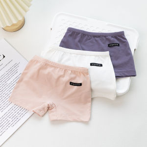 Girls Safety Pants Pure Cotton Flat Angle Underwear Thin Bottoming Pants Child Anti-Light Summer Inner Wear Girls Protective Pants