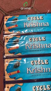 Dupa India Aromaterapi Pouch Plastic - Cycle Krishna 35 sticks