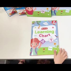 1 Book My First Learning Chart and Phonics Vocabulary Building Poster Set Educational Teaching Aids Homeschool Study Activity