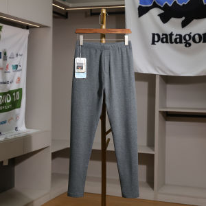 Winter Thickened Warmth-Preserving Mens Wool Silk Blend Fleece-Lined Pants Home Comfortable Mid-Waist Long Trousers