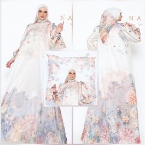 (9) NAVANA STELA VALERIA Baju Dress Set Hijab Scarf Wanita Muslimah Stella Set By Navana. Nazra Sha