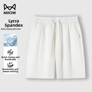 MiiOW | Breathable Loose Fit Linen Shorts