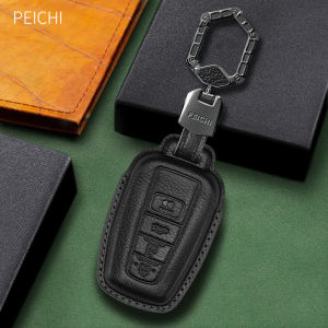 Cover Kunci Toyota Camry Corolla Cross CHR Rav4 Altis Cowhide Car Key Case Cover Accessories