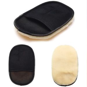Car Cleaning Washing Glove Car Wiping Waxing Gloves Automotive Supplies Wool Soft Washer Brush Bose Car Accessories