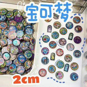 Double Layer Acrylic Pokemon Cartoon Anime Exam Gift Patch 2cm Dual Side Decorative DIY Fashion Jewelry Accessories