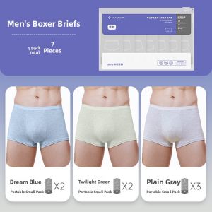 Disposable Travel Business Cotton Briefs 7 Pieces