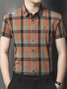 Pierre Cardin Mens Short Sleeve Shirt Summer Casual Silk Stripe T-Shirt Standard Fit Fashion Urban Style Dads Casual Wear