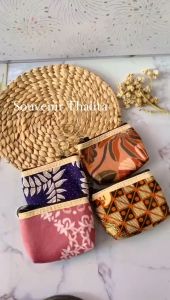 Isi 50 Pcs Souvenir Gantungan Dompet Koin Batik