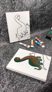 Cat Lukis Akrilik FREE KUAS / Cat Acrylic LEGONG 12 Warna 6ml
