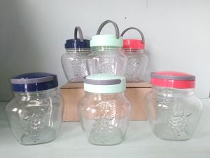 Toples kue pakai tangkai tutup pakai drat / Kim glass / kaca