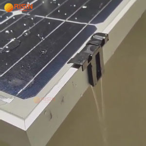 Hot Sale Solar power panel water cleaner machine solar PV mono poly panel water drain clip clamp plastic kits